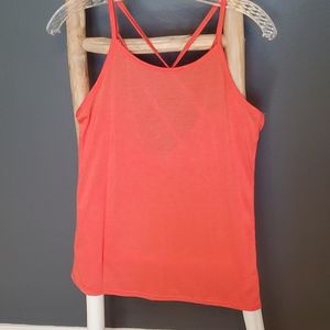 coral strappy racerback design Tank Top Small